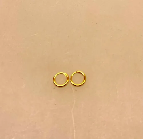 Creoler - Ø 08 mm øreringe forgyldt sølv - glatte Hoops, Creoler - Ø 10 mm øreringe forgyldt sølv - glatte Hoops, creoler, hoops, runde, øreringe, ørenringe, ringe, ægte, guld, forgyldt, sterling sølv, forgyldt sølv, billige, god kvalitet, holdbare, stine a, enamel, maanesten, danske mærker, danske, brands, design, små, guldøreringe, guldhoops, biti, ribe