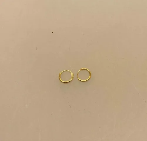Creoler - Ø 08 mm øreringe forgyldt sølv - glatte Hoops, Creoler - Ø 10 mm øreringe forgyldt sølv - glatte Hoops, creoler, hoops, runde, øreringe, ørenringe, ringe, ægte, guld, forgyldt, sterling sølv, forgyldt sølv, billige, god kvalitet, holdbare, stine a, enamel, maanesten, danske mærker, danske, brands, design, små, guldøreringe, guldhoops, biti, ribe