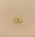 Creoler - Ø 10 mm øreringe forgyldt sølv - glatte Hoops, creoler, hoops, runde, øreringe, ørenringe, ringe, ægte, guld, forgyldt, sterling sølv, forgyldt sølv, billige, god kvalitet, holdbare, stine a, enamel, maanesten, danske mærker, danske, brands, design, små, guldøreringe, guldhoops, biti, ribe