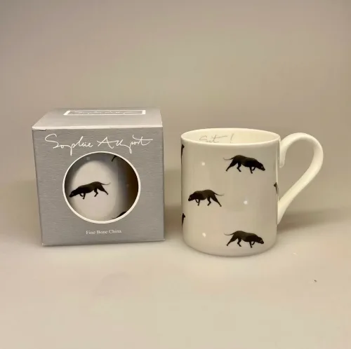 Krus - Ben Porcelæn - Sorte Labrador Hunde, labrador, retriever, labradors, hunde. sorte, hundeting, hundeejer, hundekop, hundekrus, kop, kaffekop, kaffekrus, tekop, te, kaffe, tekrus, kakao, varm, chokolade, gaveide, hundelufter, ting med hunde, biti, ribe