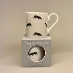 Krus - Ben Porcelæn - Sorte Labrador Hunde, labrador, retriever, labradors, hunde. sorte, hundeting, hundeejer, hundekop, hundekrus, kop, kaffekop, kaffekrus, tekop, te, kaffe, tekrus, kakao, varm, chokolade, gaveide, hundelufter, ting med hunde, biti, ribe