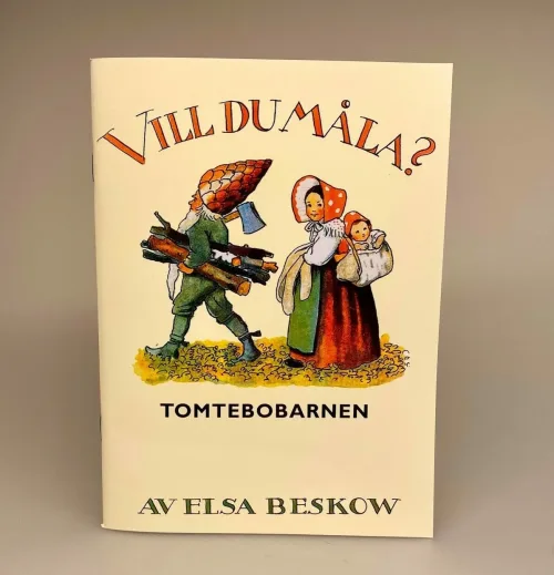 Malebog - Elsa Beskow Tomtebo børnene, elsa beskow, svensk, tomtebo børnene, tomtebo, skovnisserne, paddehattefamilie, astrid lindgren, gaveide, til børn, malebog, fin, babyshower, dåbsgave, børnefødselsdag, ideer, ide, krea, kreative, børn, farvelægge, motiver, nostalgisk, biti, ribe, særlig, dåbsgave, barnedåb, børnehave, skolestart, førskolebarn