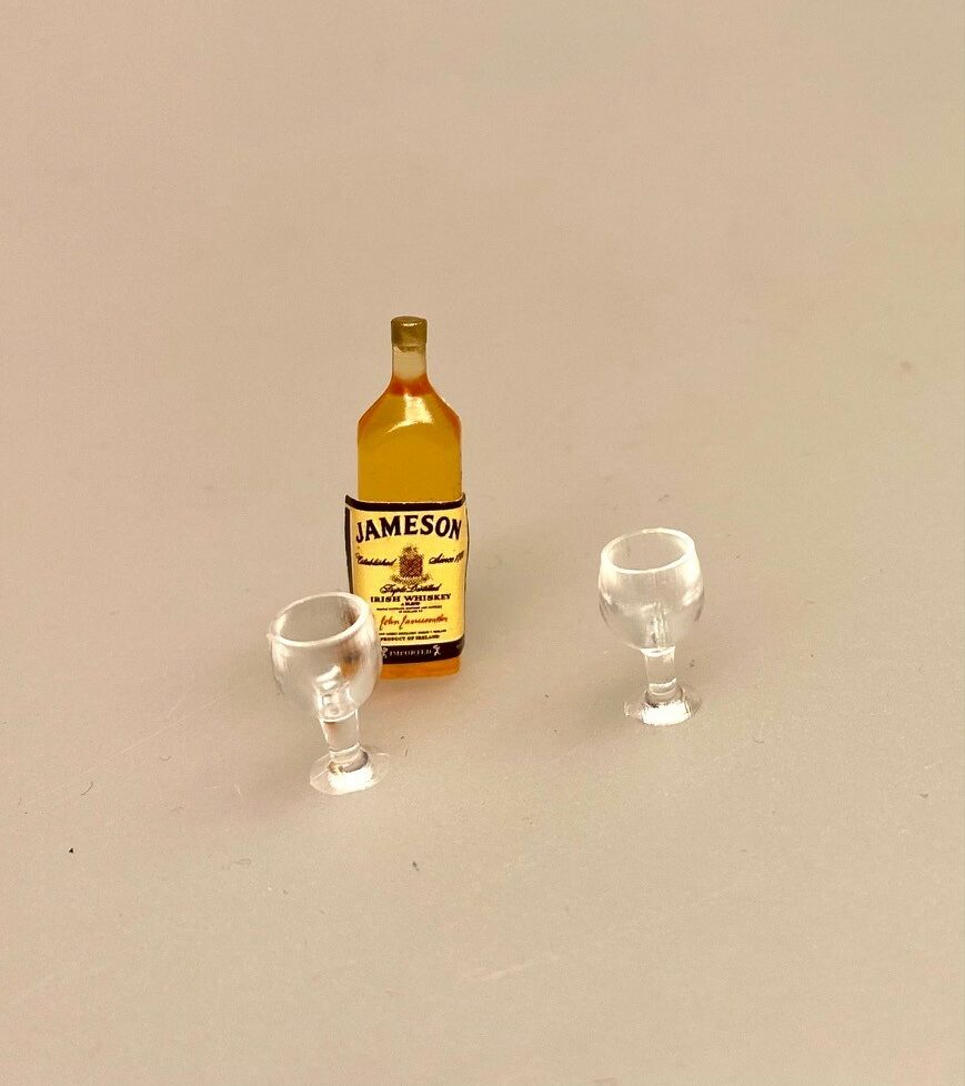 Gå glip af Mantle binær Miniature Glas på fod klare små sæt med to styk glas af nylon