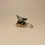 Nøglering af Kernelæder - Koala, koala, koalabjørn, næsebjørn, bjørn, dovendyr, vilde dyr, nøglering, læder, ting med dyr, jungle, jungledyr, lilo, stitch, gaveide, til børn, konfirmation, ude at rejse, amulet, passe på, god rejse, tracking, østen, student, studentergave, studine, gymnasiet, biti, ribe, til mænd, til drenge,