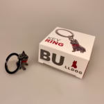 Nøglering - Fransk Bulldog Antrazit, hund, halsbånd, sort, bulldog, ting med, hunde, nøglering, speciel, hundenøglering, antrazit, blank, gaveide, gave, biti, ribe
