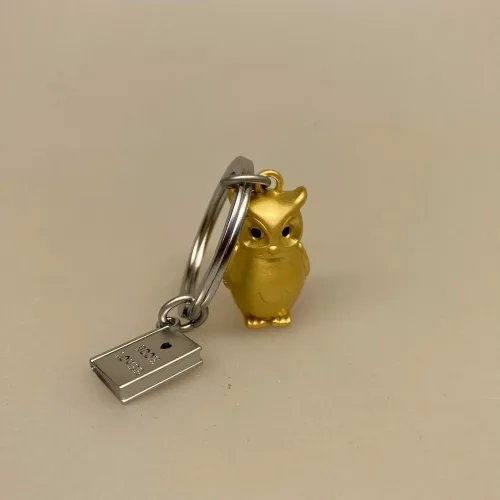 Nøglering Mat Guld Ugle og Bog, ugle, kloge ugle, klogskab, viden, lærdom, eksamen, eksamensgave, student, studentergave, uddannelse, bøger bogorm, læsehest, guld, sølv, mat, lækker, speciel, smaler, på, flot, feminin, elegant, design, biti, ribe