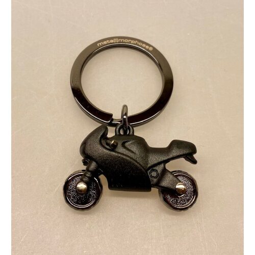 Nøglering Motorcykel - Mat Sort, Nøglering Motorcykel - Blank Antrazit, MC, motorcykel, fart, ræs, cross, motorcross, rally, ørekenrally, vind i håret, motorcykelkørekort, gaveide, gave, mc-club, benzin, cool, maskulin, sej, mørk sølv, lækker, flot, til mænd, til manden, biti, ribe