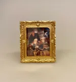 Miniature Maleri Renoir 3 piger, Renoir, maleri, miniature, billede, dukkehuset, dukkehusmaleri, dukkehuset, pynt, dekoration, kunst, kunst, kunstmaler, billedkunst, oliemaleri, lille, sætterkasse, symbolsk, gave, gaveide, biti, ribe, louvre, paris, kunstinteresseret, kunsthandler, fransk, frankrig, frankofil, kunstmuseum,, galleri