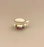 Miniature Potte med roser, natpotte, nat, tissepotte, tissetrængende, drukket af potten, badeværelse, bad, dukkehus, nissebo, nissedør, nissetilbehør, dukkehusting, dukkehustilbehør, biti, ribe