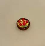 Miniature Salatskål, italien, italiensk, mad, tomatsalat, mozarella, caprese, grønt, dukkehus, tilbehør, dukkehusmad, dukkemad, legemad, sangskjuler, gavekort, rejsegavekort, toscana, lucca, biti, ribe, rom, sienna,