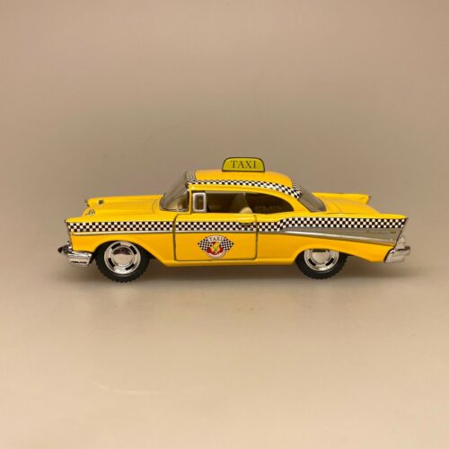 Modelbil - Chevrolet Bel Air Taxi. taxa, taxi, amerikaner, olds mobile, new yorker, new york, modelbil, metalbil,