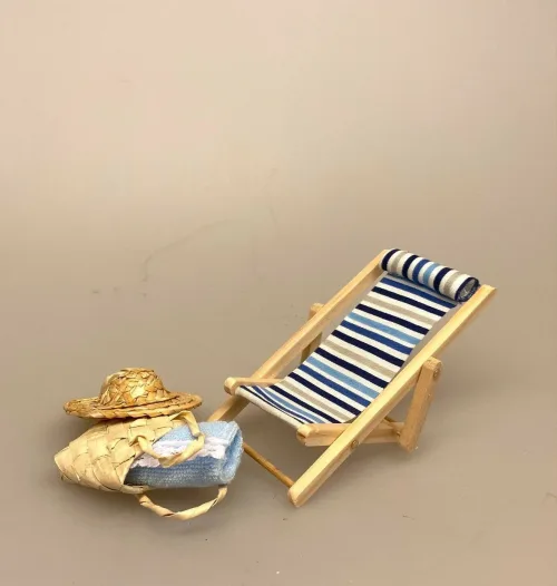 Miniature Håndklæde Frotte lyseblåt, strand, stranden, badeferie, charter, ferie, rejse, vinterbader, vinterbadning, dukkehus, bad, gå glad i bad, håndklæde, miniature, dukkehustilbehør, ting til, nisser, nissebo, nissedør, biti , ribe