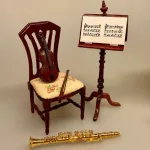 Miniature Instrument Violin, fiol, musik, Miniature Instrument , gulv, stryger, strygeinstrument, mini, instrument, musiker, orkester, violinspiller, dukkehus, ting, tilbehør, biti