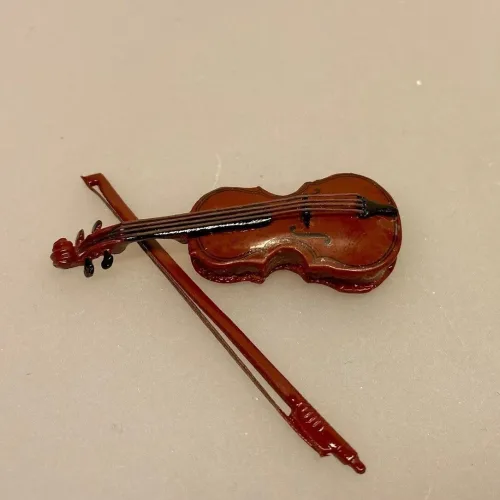 Miniature Instrument Violin, fiol, musik, Miniature Instrument , gulv, stryger, strygeinstrument, mini, instrument, musiker, orkester, violinspiller, dukkehus, ting, tilbehør, biti