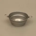 Miniature Vaskebalje Zink, balje, vaskebalje, zinkkar, zinkbalje, dukkehus, nissedør, nisse, tilbehør, ting til, dukkehusting, miniaturer, 1:12