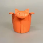 Tesi - Te si til krus - Kat Orange Rød, orange, appelsin, coral, tea, tetis, tea time, afternoon tea, eftermiddagste, kat, katte, ting med, katteting, kattesi, sjov, humor, løsvægt, urtete, yndlingste, katteting, kattetesi, koziol, miaou, tee, sieb, tedrikker, morgente, løs te, urtete, grøn te, sød, sjov, gaveide, smart, biti, ribe, aften te, afteroon, tea, eftermiddags, tea, lover, personlig, krus, kop,