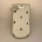 Grillhandske bomuld med tryk - Bier, bi, bier, bisværm, biavler, honning, lynghonning, biavl, honningbi, grill, weber, gaveide, kok, madlavning, gaveide, biodiversitet, natur, dansk, danmarks, insekter, biodiversitet, biti, ribe, nationalpark, vadehavet, marsken