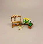 Miniature Kroketspil, kroket, spil, havespil, kroketspiller, krolf, miniature, dukkehus, dukkehuset, ting til, tilbehør, miniaturer, dukkestue, udeliv, symbolsk, gave, gaveide, sangskjuler, pensionist, sommerferie, fritid, pension, efterløn, sjov, sætterkasse, sættekasse, biti, ribe