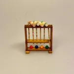 Miniature Kroketspil, kroket, spil, havespil, kroketspiller, krolf, miniature, dukkehus, dukkehuset, ting til, tilbehør, miniaturer, dukkestue, udeliv, symbolsk, gave, gaveide, sangskjuler, pensionist, sommerferie, fritid, pension, efterløn, sjov, sætterkasse, sættekasse, biti, ribe