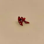 Miniature Prikkede Damesko Bordeaux, dansesko, polkaprikker, polkaprikket, damesko, heels, højhælede, dukkesko, sko, shoeaddict, shoelover, miniaturer, miniature, sættekasse, sætterkasse, ting til, dukehus, dukkehuset, tilbehør, sangskjuler, symbolsk, gave, gaveide, gavekort, pengegave, sjov, 1:12, skala, biti, ribe