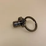 Nøglering - Kamera blank oxideret, selfie, SOME, insta, instagram, poste, foto, fotos, fotografering, fotograf, symbolsk, gave, gaveide, særlig, personlig, photo, fotograf, lækker, biti, ribe, fotoudstyr, linse, zoom, optisk, linse, linselus, portræt, fotostudie