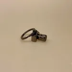 Nøglering - Kamera blank oxideret, selfie, SOME, insta, instagram, poste, foto, fotos, fotografering, fotograf, symbolsk, gave, gaveide, særlig, personlig, photo, fotograf, lækker, biti, ribe, fotoudstyr, linse, zoom, optisk, linse, linselus, portræt, fotostudie