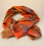 Tørklæde Let Vævet uld - Djian Koloreret Efterårsløv, 1731-F, varme farver, Tørklæde Let Vævet uld - Djian Ko, Tørklæde Let Vævet uld - Djian, Tørklæde Let , ren, natur, naturlige, materialer, uld, blødt, blød, kradser ikke, lunt, elegant, lækkert, super, kvalitet, soft, silke, uld-silke, luksus, sjal, stola, fest, tilbehør, over skuldrene, kjole, dansk, design, gave, gaveide, fødselsdag, biti, ribe