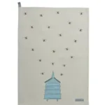 Viskestykke Bomuld med tryk - Bier og Bistade, Bier, bi, bier, bisværm, biavler, honning, lynghonning, biavl, honningbi, grill, weber, gaveide, kok, madlavning, gaveide, biodiversitet, natur, dansk, danmarks, insekter, biodiversitet, biti, ribe, nationalpark, vadehavet, marsken, madlavning, finere, grill, weber, grillmester,