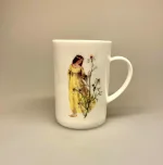 Ben Porcelæn krus - Min Yndlings kop - Kamille prinsesse, blomsteralf, alf, blomsterfe, kamille, kamilleblomst, dronning, prinsesse, blomst, gul, margurit, margerit, ben porcelæn, porcelæn, kaffekop, kaffekrus, konfirmation, konfirmand, gave, gaveide, personlig, smuk, yndig, fin, te, tekop, the, tekrus, tedrikker, kakao, biti, ribe, yndig,