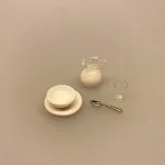 Miniature Tallerkener 2 stk. Hvid porcelæn, Miniature Hvid Riflet skål porcelæn, lillebitte, bittelille, skål, dyb tallerken, mini, miniaturer, service, dukkeservice, tilbehør, ting til, dukkehuset, sætterkassen, sættekasse, nisser, nissedør, nissehus, nissebo, riflet, royal copenhagen, 1:12, dukkehusting, dukkehustilbehør, sangskjuler, sjov, tale, symbolsk, gave, gaveide, pakkekalender, julekalender, jul, dukkestue, biti, ribe, brunch, morgenmad, morgenplatte, gavekort,