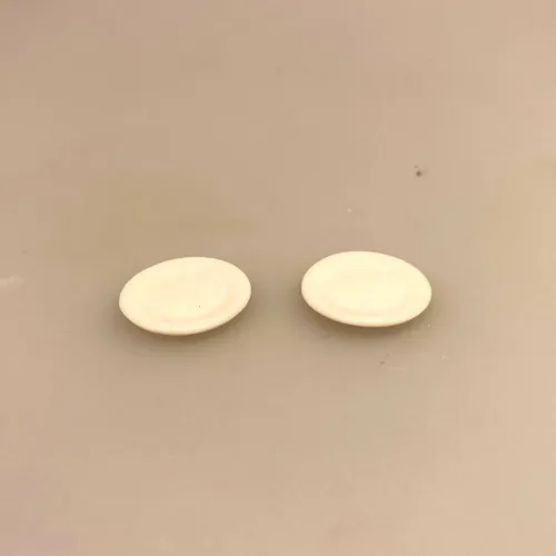Miniature Tallerkener 2 stk. Hvid porcelæn, tallerken, mini, bittelille, lillebitte, små, tallerkner, dukkehusservice, dække bord, borddækning, servering, ting til, tilbehør, dukkehuset, dukkehus, sætterkasse, sættekasse, miniaturer, nisser, nissedør, nissehus, birgitte frigast, nisseting, jul, gavekort, middag, frokost, ud at spise, sangskjuler, tjener, uddannet, færdig som, udlært, biti, ribe, 1:12