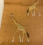 Viskestykke Bomuld med tryk - Giraffer, Forklæde i Bomuld med tryk - Unisex - Giraffer, giraf, med, motiv, savanne, safari, store fem, vilde dyr, forklæde, madlavning, afrika, girafsprog, eksotisk, gave, gaveide, rejse, biti, ribe, til, damer, mænd,