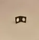 Miniature Billederamme Dobbelt Messing, bordramme, fotoramme, art deco, stil, jugendstil, skønvirke, miniature, sætterkasseting, ting til, sætterkassen, sættekasse, amagerhylde, sangskjuler, symbolsk, gave, gaveide, gavekort, pengegave, konfirmation, barnedåb, kigkasse, amagerhylde, mini, nisseting, nissetilbehør, nissedør, nissebo, biti, ribe, miniaturer