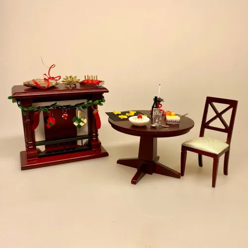 Miniature Kandiserede Æbler, Miniature Smør i skål med kniv, Miniature Guirlande grøn, Miniature Guirlande grøn, Miniature julekugler - glaskugler med ophæng, julekugle, glaskugle, dukkehus, Miniature julepynt æske med julekugler, julepynt, glaskugler, æske, æske med julekugler, æske med glaskugler, glaskugler, dukkehus, dukkehusting, ting til, dukkehuset, miniaturer, nisserne, nissedør, nissebo, nissehus, julepynt, snelandskab, pynt, sætterkasse, sættekasseting, sætterkasseting, nisseting, nissetilbehør, biti, ribe