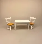 Miniature Spisebord - Hvidt