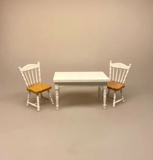 Miniature Spisebord - Hvidt