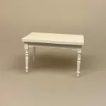 Miniature Spisebord - Hvidt