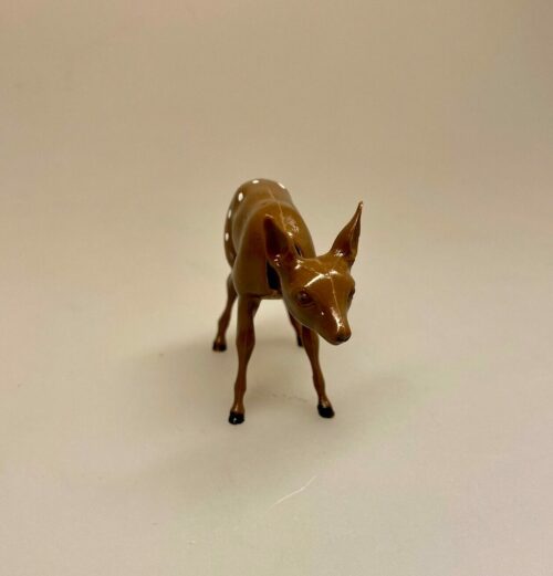 Nikke dyr - Brun Bambi, Bambi, bambifigur, nikkebambi, nikkedyr, vippedyr, retro, kitsch, sjov, finurlg, gave, gaveide, julepynt, skov tema, ting med, bambi, bambier, rå, då, rådyr, dådyr, hjort, hjortekid, yndig, biti, ribe, retrofigur, Disney