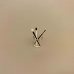 Miniature Glas med 3 pensler, malerpensler, kunstmaler, kunstner, kunstnerartikler, maler, maleri, kreativ, julemandens værksted, nisser, nissehus, nissedør, dukkehus, dukkehusting, 1:12, gave, julegave, gaveide, symbolsk gave, akvarel, farver, sangskjuler, tilbehør, dukkehus, sættekasse, sætterkasse, biti, ribe