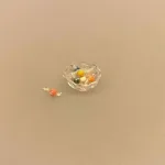 Miniature Skål med indpakket slik, karameller, bon bon, bolcher, slikskål, slik, slikbutik, snoller, dukkehus, miniature, legemad, dukkestue, tilbehør, nisse, til nisser, købmandsbutik, 1:12, biti, ribe