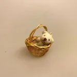 8541 B, Miniature bamse hvid, plys, plyds, Miniature bamse hvid, mini, micro, lillebitte, bamse, plyds, plydsbamse, plydsbjørn, teddy, teddybjørn, krammebamse, dukkehus, dukkehuset, sætterkasse, sættekasseting, sættekasse, sættekassen, amagerhydlen, nisserne, nissehus, nissebo, nissedør, småt, biti, ribe, 1:12