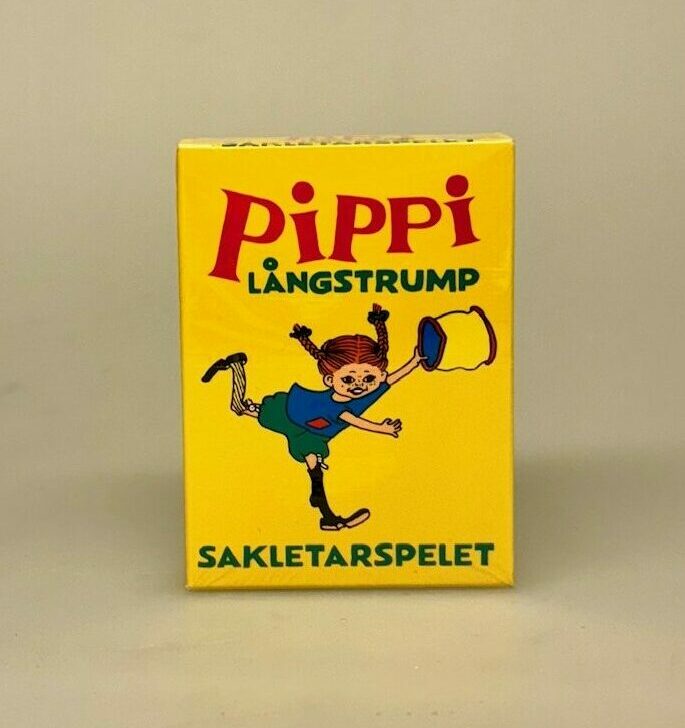 Pippi spil - Kortspil Sakletar spillet, Pippi Langstrømpe spil - "Sakletarspelet" kortspil