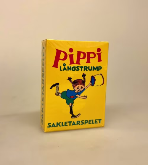 Pippi spil - Kortspil Sakletar spillet, Pippi Langstrømpe spil - "Sakletarspelet" kortspil