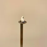 Bogmærke Stål - Blank Sølv Astronaut, rummet, rumrejse, space ship, uendelig, astronaut, rummand, elsker dig til månen, planeterne, astrologi, stjernekiggert, rumrejse, rumfartøj, bogmærke, læsehest, bogorm, læser, bøger, gave, gaveide, biti, ribe, design, bogmærke, boggave