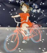 Lotta fra Spetakelmagergade - Hagesmæk, savlesmæk, Lotta fra Spetakelmagergade, mos, grød, Lotta fra Spetakelmagergade, astrid lindgren, ilon wikland, lotta, lotte, fra spetakelmagergade, kan nemlig cykle, gave, gaveide, til børn, piger, børneske, service, børneservice, dåbsgave, fødselsdag, baby, småbørn, barnedåb, barselsgave, baby shower, biti, ribe, svensk, nostalgisk,