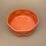 Trine Rytter keramik - Skål Foldemønster Lys Koral