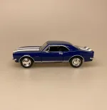 Modelbil Camaro Z - Mørkeblå, sportsvogn, racer, bil, Chevrolet, camario, modelbil, original, kopi, ægte, kvalitet, metal, flot, samler, samleobjekt, drenge, drøm, gaveide, kørekort, 30 år, 18 år, ny bil, dekorativ, biti, ribe, amerikaner, biler,