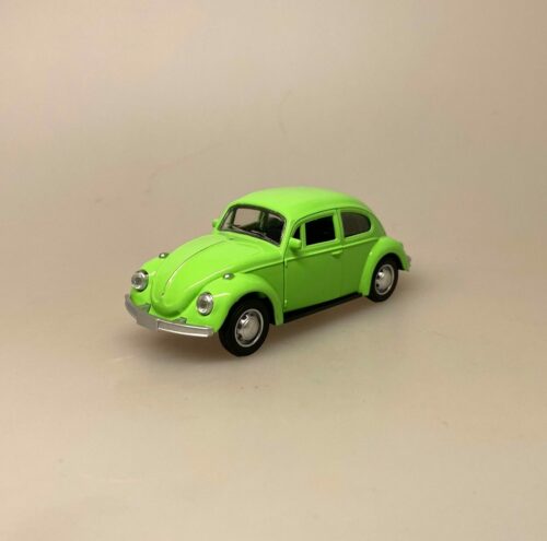 VW Folkevogn Bobbel Classic - Æblegrøn, lysegrøn, grøn, bil, modelbil, kopi, original, samler, kørekort, mini, metal, kvalitet, ægte, biti, ribe, kermit