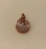 Vikingevedhæng i bronze - Slange Spiral, midgårdsormen, slange, mytisk, fabeldyr, loke, aser, asatro, nordisk, guder, mytologi, vikingesmykker, vikingefund, udgravninger, kopi, kopismykker, ribe, vadehavet, ældste by, biti, ribe, rollespil, amulet,