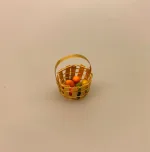 Miniature Løse Kulørte Æg, Miniature Kurv Lille Rund Lys, lillebitte, håndflette, håndlavet, fletkurv, mini, kurv, påske, påskepynt, 1:12, miniaturer, miniature, dukkehuset, sætterkassen, sættekasse, sangskjuler, ting til, dukkehusting, dukkehustilbehør, tilbehør, nisser, nissebo, miniting, påske i, personlig, symbolsk, gave, påskeharen, påsken 2022, sjov, dekoration, biti, ribe, æggekurv, påskeæg, æggejagt,
